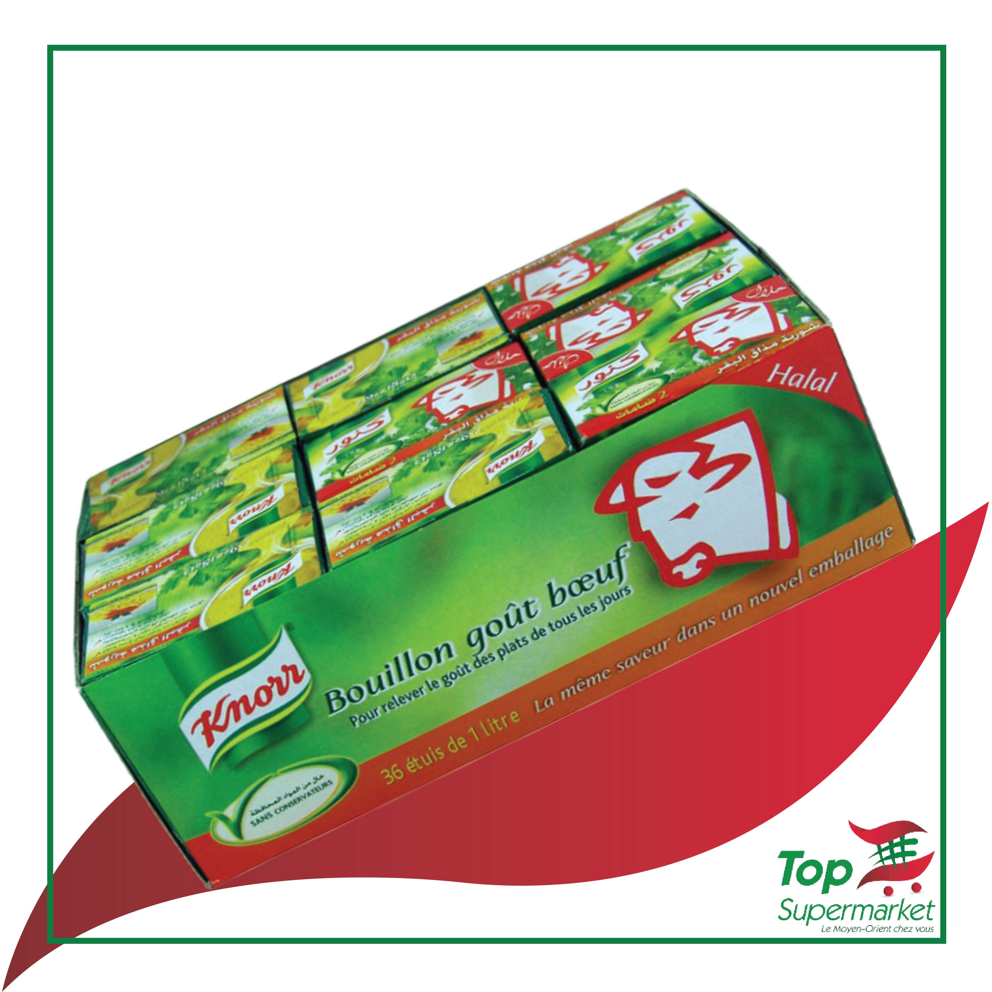 Knorr bouillon de boeuf X36